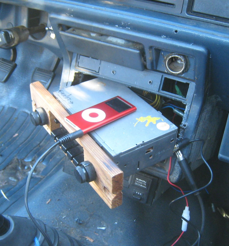 Illustration for article titled Connect An iPod To Your Beater's Theft-Deterring Radio With A Wired FM Modulator